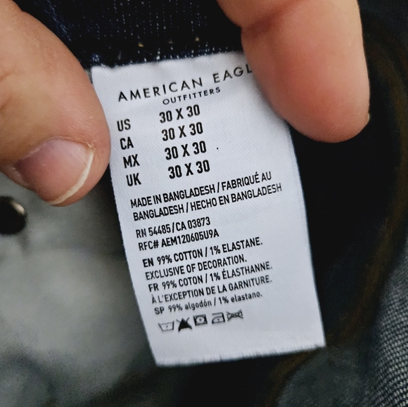 AMERICAN EAGLE | slim straight stretch jeans - Picture 8 of 9